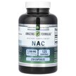 Фото товара NAC 600 mg Фото товара Amazing Nutrition, N-ацетилцистеин, NAC 600 mg, 250 капсул