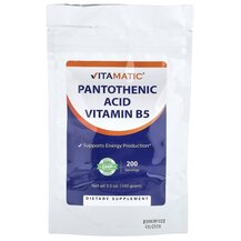 Pantothenic Acid Vitamin B5 Витамин B Vitamatic 100 г Pantothenic Acid Vitamin B5 Витамин B Vitamatic 100 г