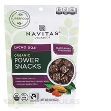 N-ацетилцистеїн Organic Power Snacks Cacao Goji Navitas N-ацетилцистеїн Organic Power Snacks Cacao Goji Navitas