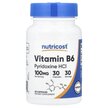 Фото товара Nutricost, Витамин B, Vitamin B6 100 mg, 30 капсул