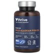 Фото товара Vthrive, Омега 3, Premium Wild Alaskan Fish Oil, 60 капсул