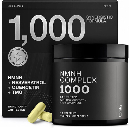 Основне фото товару Toniiq, NMNH Complex 1000, Дигідронікотинамід мононуклеотид, 60 к