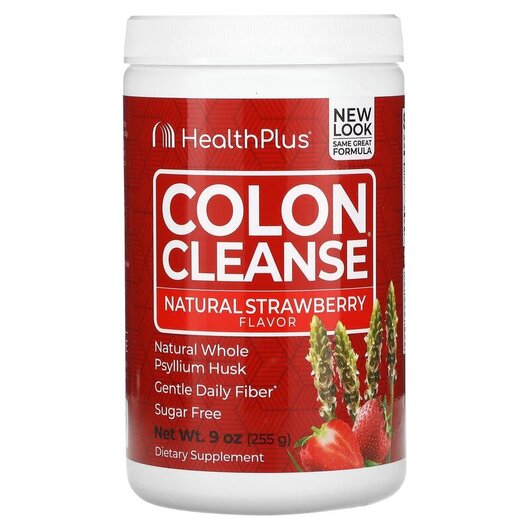 Основне фото товару Colon Cleanse Natural Strawberry Основне фото товару Health Plus, Colon Cleanse Strawberry, Підтримка кишківника, 255