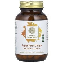 Корінь Імбиру SuperPure Ginger Pure Synergy 60 капсул Корінь Імбиру SuperPure Ginger Pure Synergy 60 капсул
