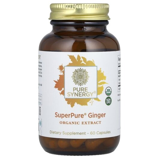 Основное фото товара Pure Synergy, Корень Имбиря, SuperPure Ginger, 60 капсул