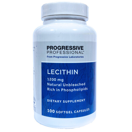 Основне фото товару Progressive Labs, Lecithin 1200 mg, Лецитин, 100 капсул