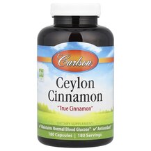 Екстракт кориці Ceylon Cinnamon Carlson 180 капсул