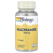 Ніацинамід 500 мг Niacinamide 500 mg Solaray 100 капсул Ніацинамід 500 мг Niacinamide 500 mg Solaray 100 капсул