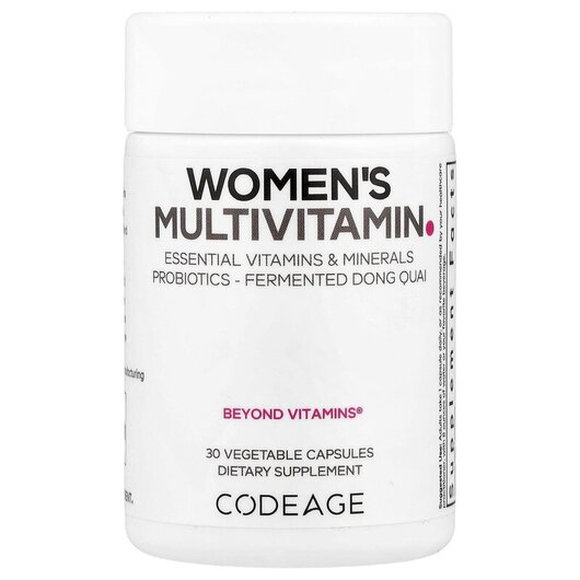 Основное фото товара CodeAge, Витамины для женщин, Women's Multivitamin, 30 капсу