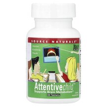 Підтримка мозку Attentive Child Source Naturals Підтримка мозку Attentive Child Source Naturals
