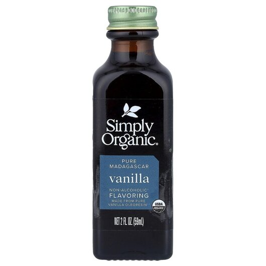Основне фото товару Simply Organic, Madagascar Vanilla, Спеції, 59 мл
