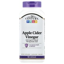 Apple Cider Vinegar 2145 mg Яблочный уксус 21st Century