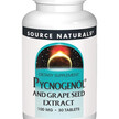 Фото товара Source Naturals, Пикногенол, Pycnogenol & Grapeseed, 30 табле