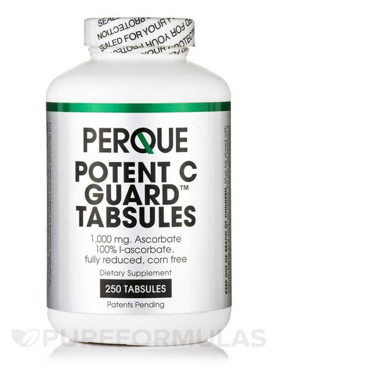 Основное фото товара Potent C Guard 1000 mg Основное фото товара Perque, Витамин C, Potent C Guard 1000 mg, 250 таблеток