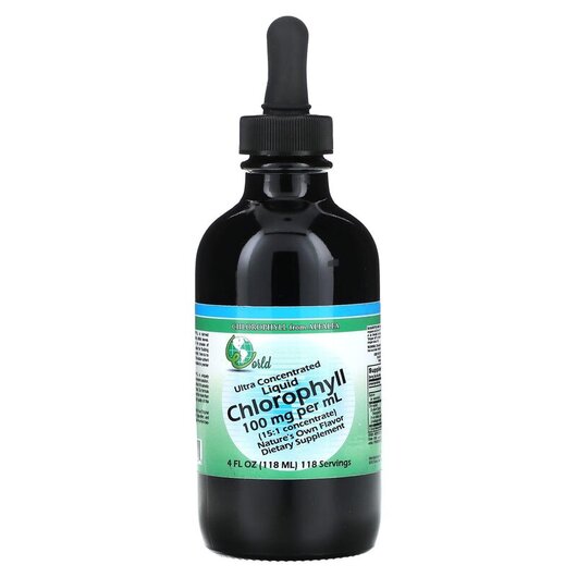Основне фото товару Ultra Concentrated Liquid Chlorophyll 100 mg Основне фото товару Ultra Concentrated Liquid Chlorophyll 100 mg, Хлорофіл, 118 мл