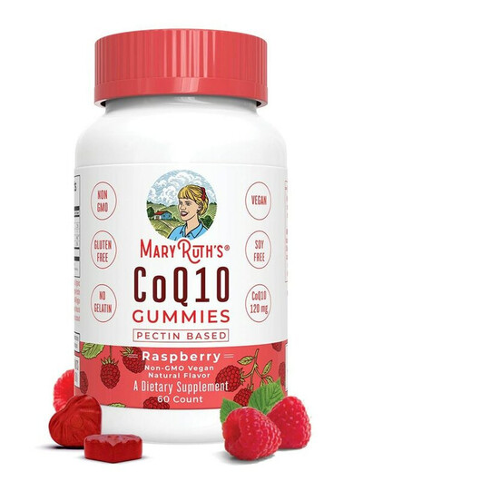 Основное фото товара MaryRuth's, Коэнзим CoQ10, CoQ10 Gummies Raspberry Flavor, 6