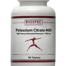 Калій Potassium Citrate Biospec Nutritionals 90 таблеток