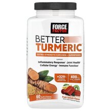 Better Turmeric Extra Strength Корень куркумы Force Factor Better Turmeric Extra Strength Корень куркумы Force Factor