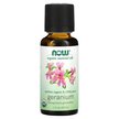 Фото товара Pure Essential Oil Organic Geranium Фото товара NOW Foods, Эфирное масло, Pure Essential Oil Organic Geranium, 30