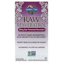 RAW Resveratrol 350 mg Ресвератрол Garden 60 капсул RAW Resveratrol 350 mg Ресвератрол Garden 60 капсул