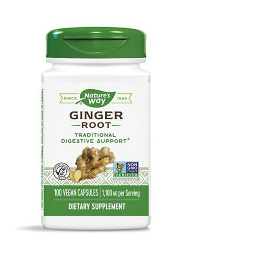 Основное фото товара Nature's Way, Корень Имбиря, Ginger Root, 100 капсул