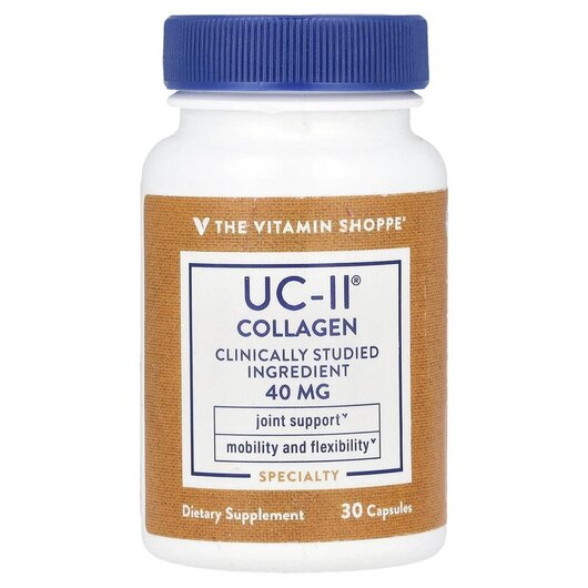 Основное фото товара TheVitaminShoppe, Коллаген, UC-II Collagen 40 mg, 30 капсул