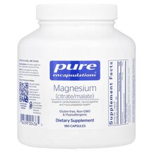 Магній Magnesium Citrate/Malate Pure Encapsulations Магній Magnesium Citrate/Malate Pure Encapsulations