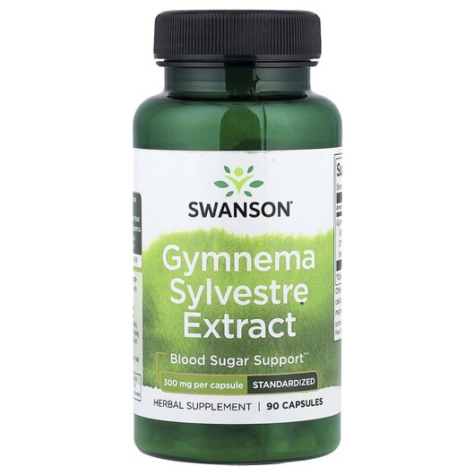Основное фото товара Джимнема Сильвестра, Gymnema Sylvestre Extract 300 mg, 90 капсул