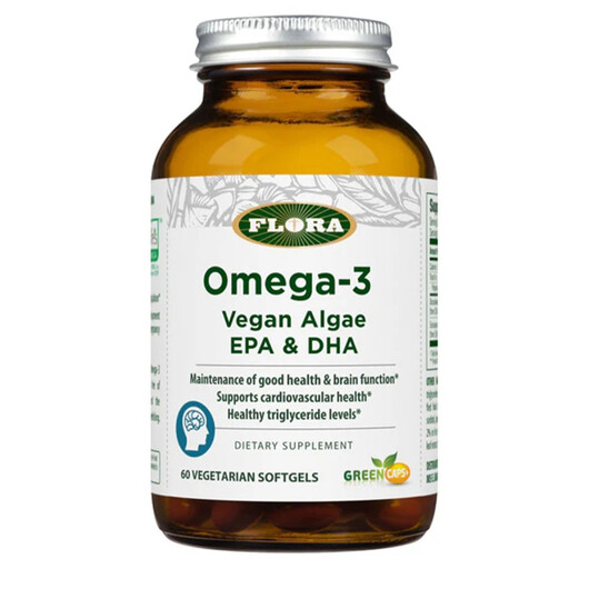 Основное фото товара Omega-3 Vegan Algae EPA & DHA Основное фото товара Flora, Веганская Омега-3, Omega-3 Vegan Algae EPA & DHA, 60 к