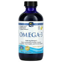Омега 3 Omega-3 Lemon 1560 mg Nordic Naturals 237 мл Омега 3 Omega-3 Lemon 1560 mg Nordic Naturals 237 мл