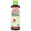 Фото товара Льняное Масло, Omega Swirl Flax Oil Strawberry Banana, 454 г