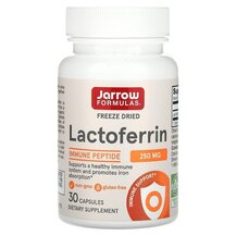 Lactoferrin Freeze Dried 250 mg Лактоферрин Jarrow