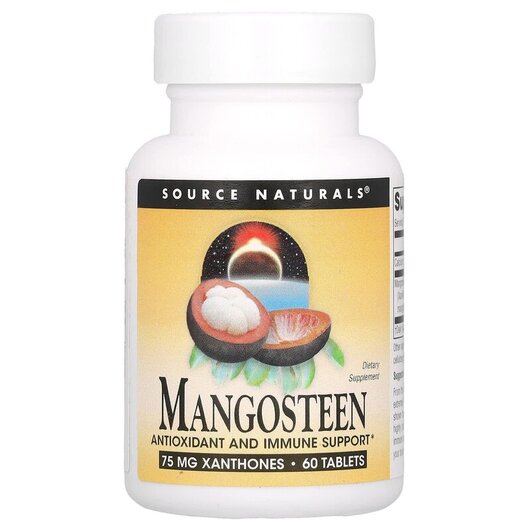 Основне фото товару Source Naturals, Mangosteen, Мангостін, 60 таблеток