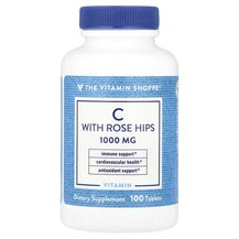 Вітамін C Vitamin C with Rose Hips TheVitaminShoppe Вітамін C Vitamin C with Rose Hips TheVitaminShoppe