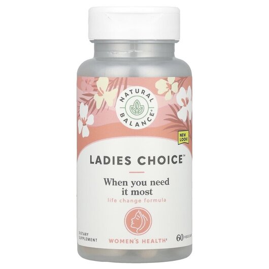 Основне фото товару Ladies Choice Phytoestrogen Formula For Menopause Support Основне фото товару Ladies Choice Phytoestrogen Formula For, Підтримка естрогену, 60