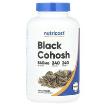 Black Cohosh 540 mg Клопогон кистевидный Nutricost