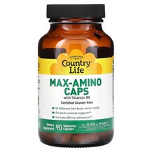 Амінокислоти Max-Amino Caps Country Life 90 капсул