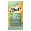 Фото товара Alive! Once Daily Multi Vitamin Фото товара Nature's Way, Мультивитамины, Adult Ultra Potency, 60 таблет