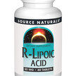 Фото товара Source Naturals, R-Липоевая кислота, R-Lipoic Acid, 60 таблеток