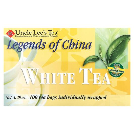 Основное фото товара Legends of China White Tea 100 Tea Bags Основное фото товара Legends of China White Tea 100 Tea Bags, Органический чай, 100 па