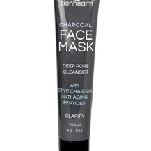Маска для обличчя Charcoal Face Mask Zion Health 113 г Маска для обличчя Charcoal Face Mask Zion Health 113 г