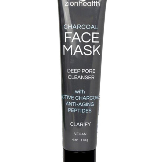 Основне фото товару Charcoal Face Mask Основне фото товару Zion Health, Charcoal Face Mask, Маска для обличчя, 113 г