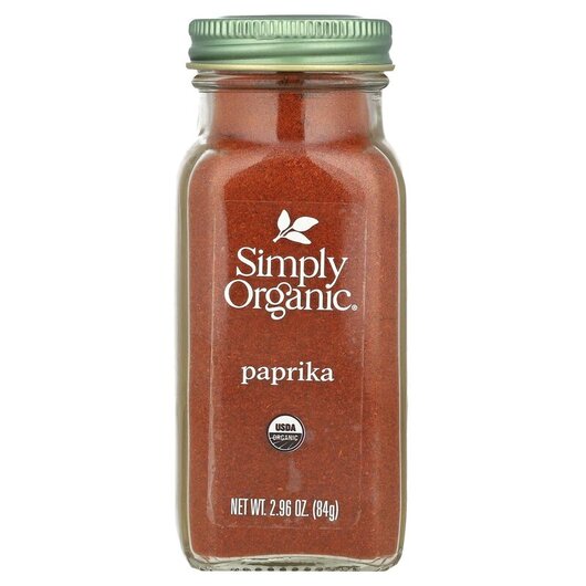 Основне фото товару Paprika Основне фото товару Simply Organic, Paprika, Спеції, 84 г