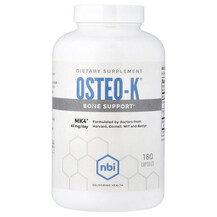 Зміцнення кісток Osteo-K Bone Support NBI 180 капсул