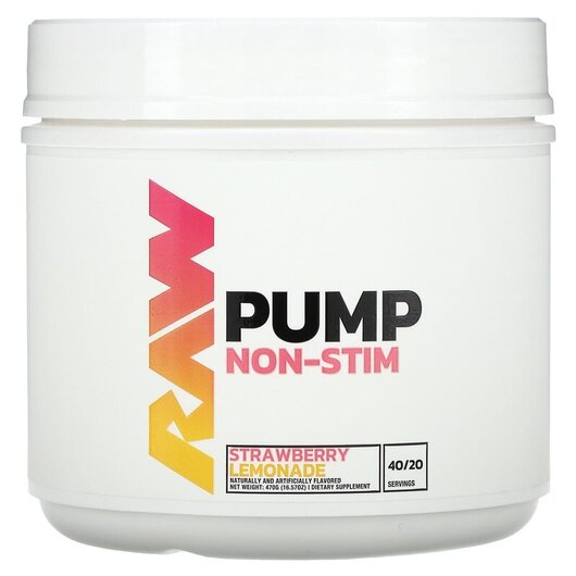 Основное фото товара Спортивное питание, Pump Non-Stim Strawberry Lemonade, 470 г