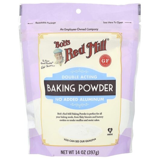 Основное фото товара Разрыхлитель, Double Acting Baking Powder Gluten Free, 397 г