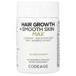 Фото товару Hair Growth + Smooth Skin Max, Підтримка росту волосся, 30 капсул