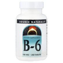Вітамін B-6 100 міліграм B-6 100 mg 250 Source Naturals