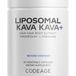 Фото товара CodeAge, Кава Кава, Liposomal Kava Kava+, 60 капсул