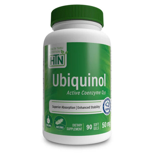Основное фото товара Ubiquinol Kaneka CoQ-10 Основное фото товара Health Thru Nutrition, Убихинол, Ubiquinol Kaneka CoQ-10, 90 капс